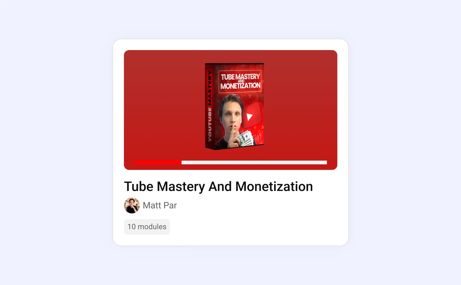 Mat Parr YouTube Automation Course