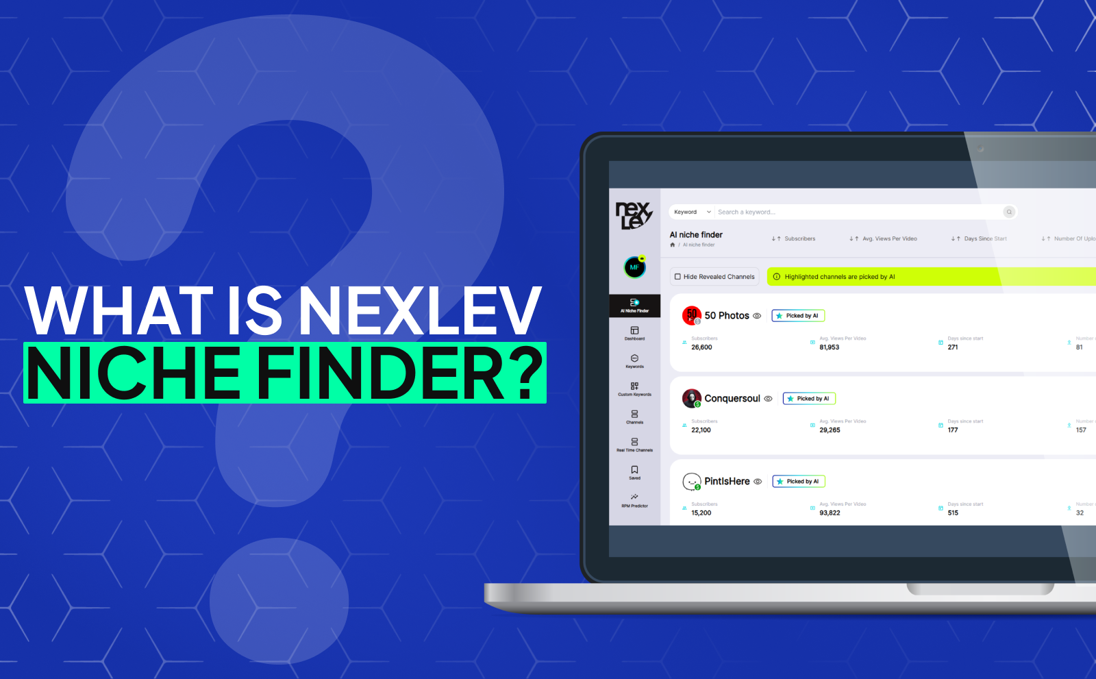 What is Nexlev Niche Finder