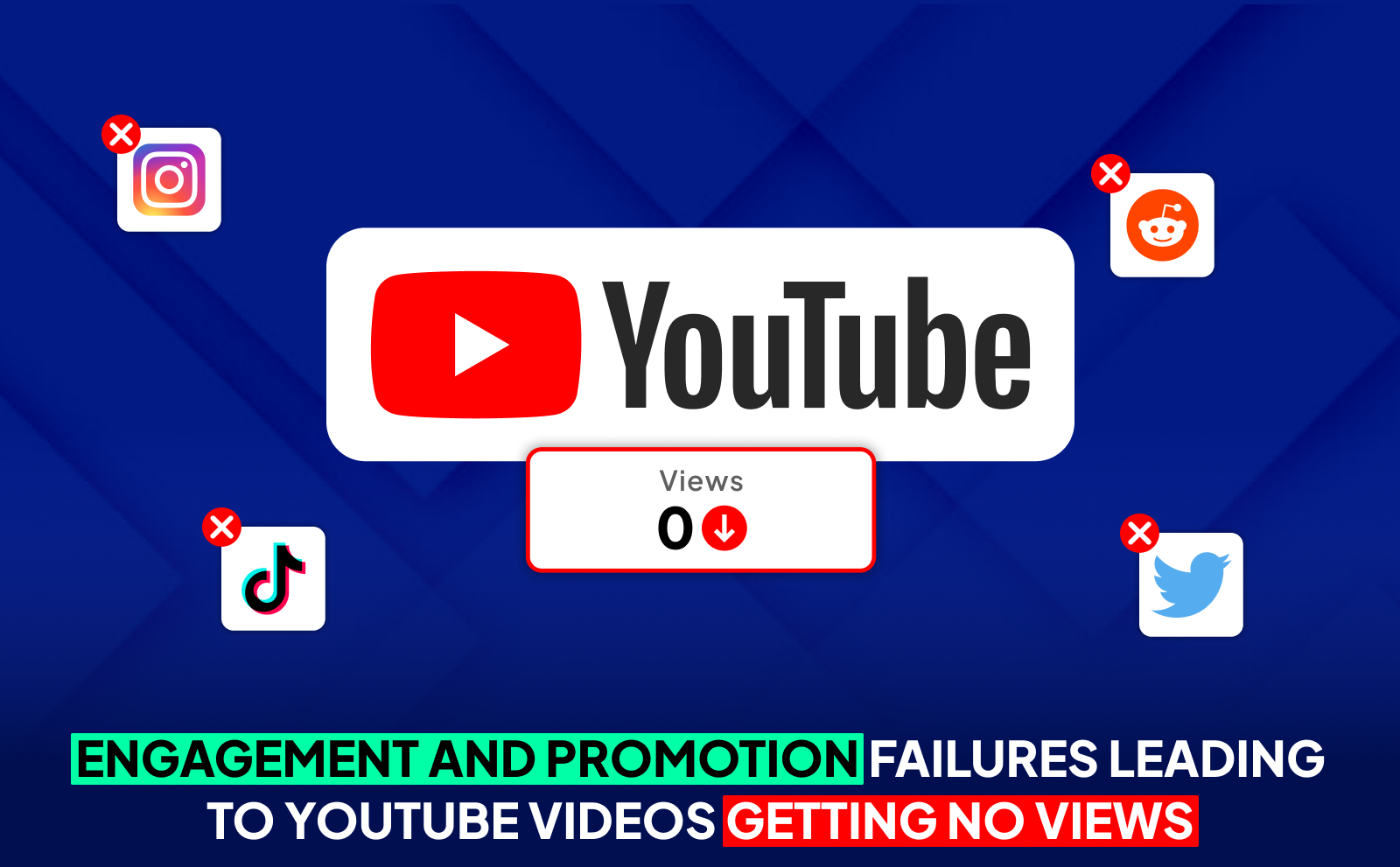 Not Getting Views on YouTube - Engagement And Promotion Failures Leading To YouTube Videos Getting No Views