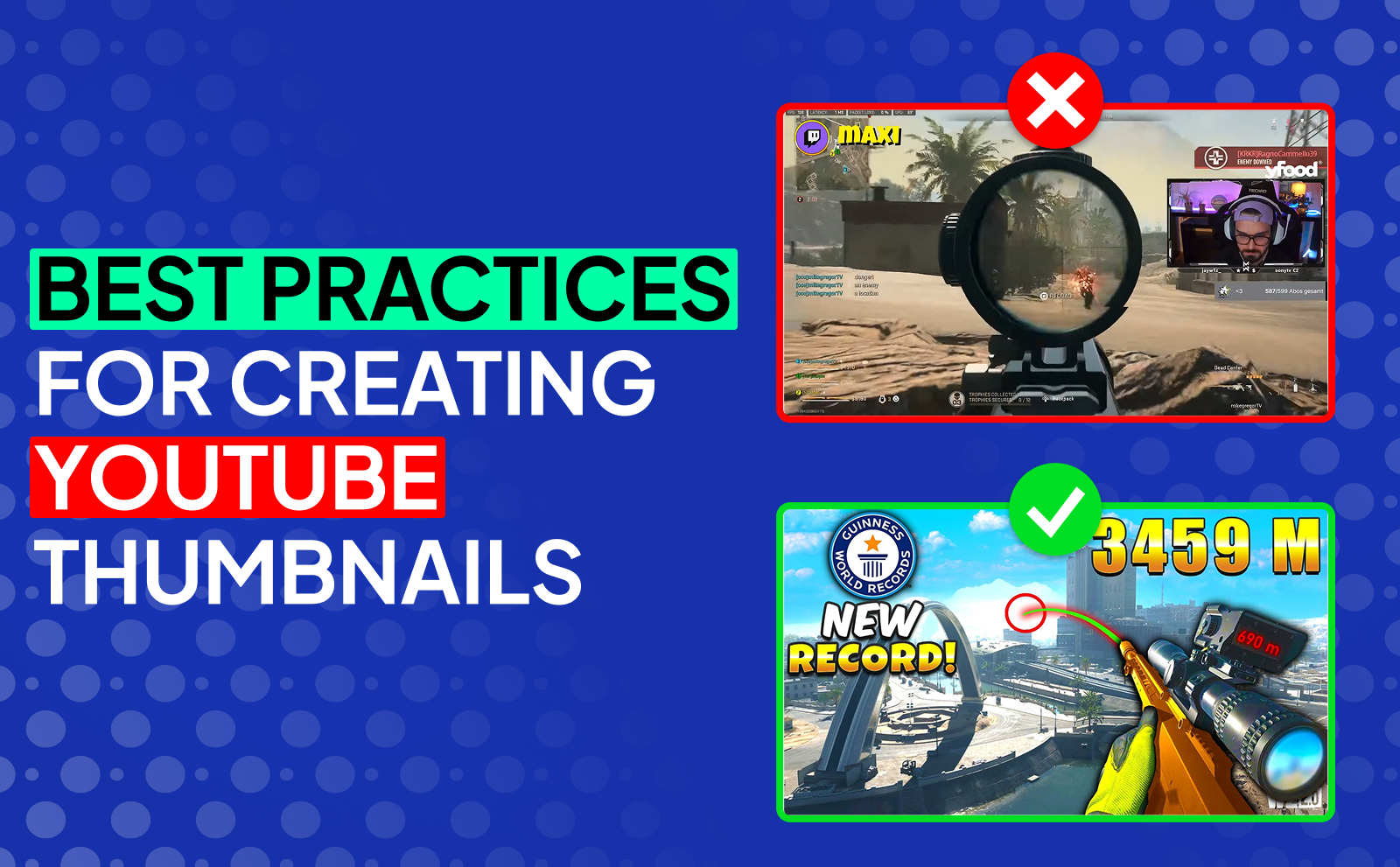Best practices for creating Youtube thumbnails Types