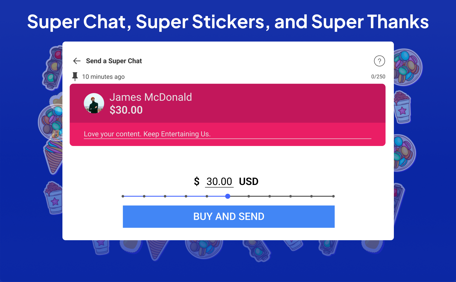 Super Chat, Super Stickers And Super Thanks