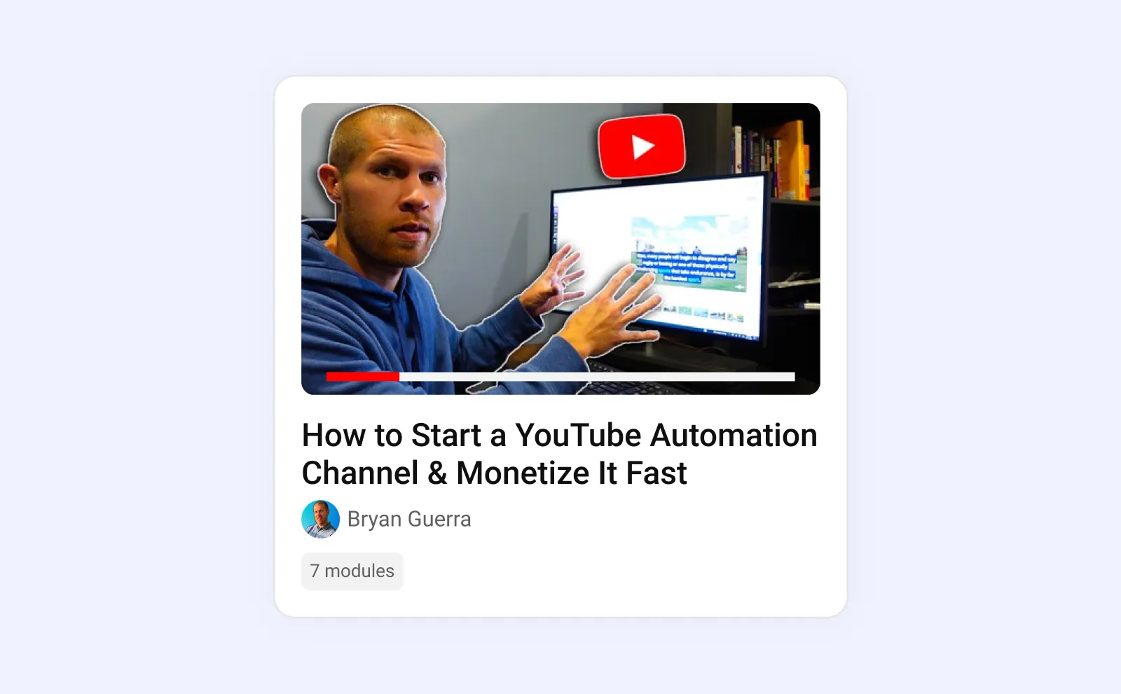  Bryan Guerra’s YouTube Automation Course