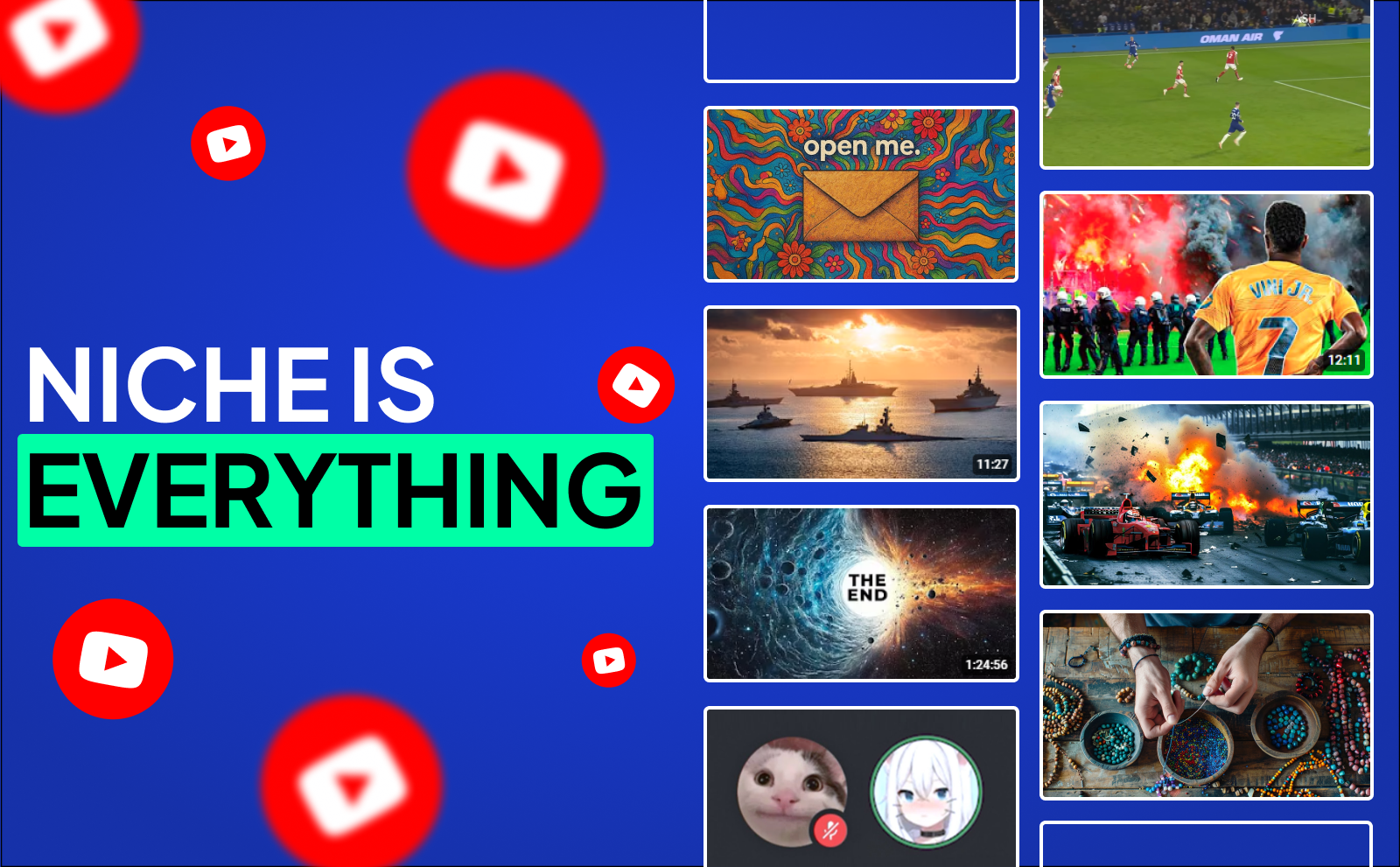 Niche is everything YouTube Automation Mistakes