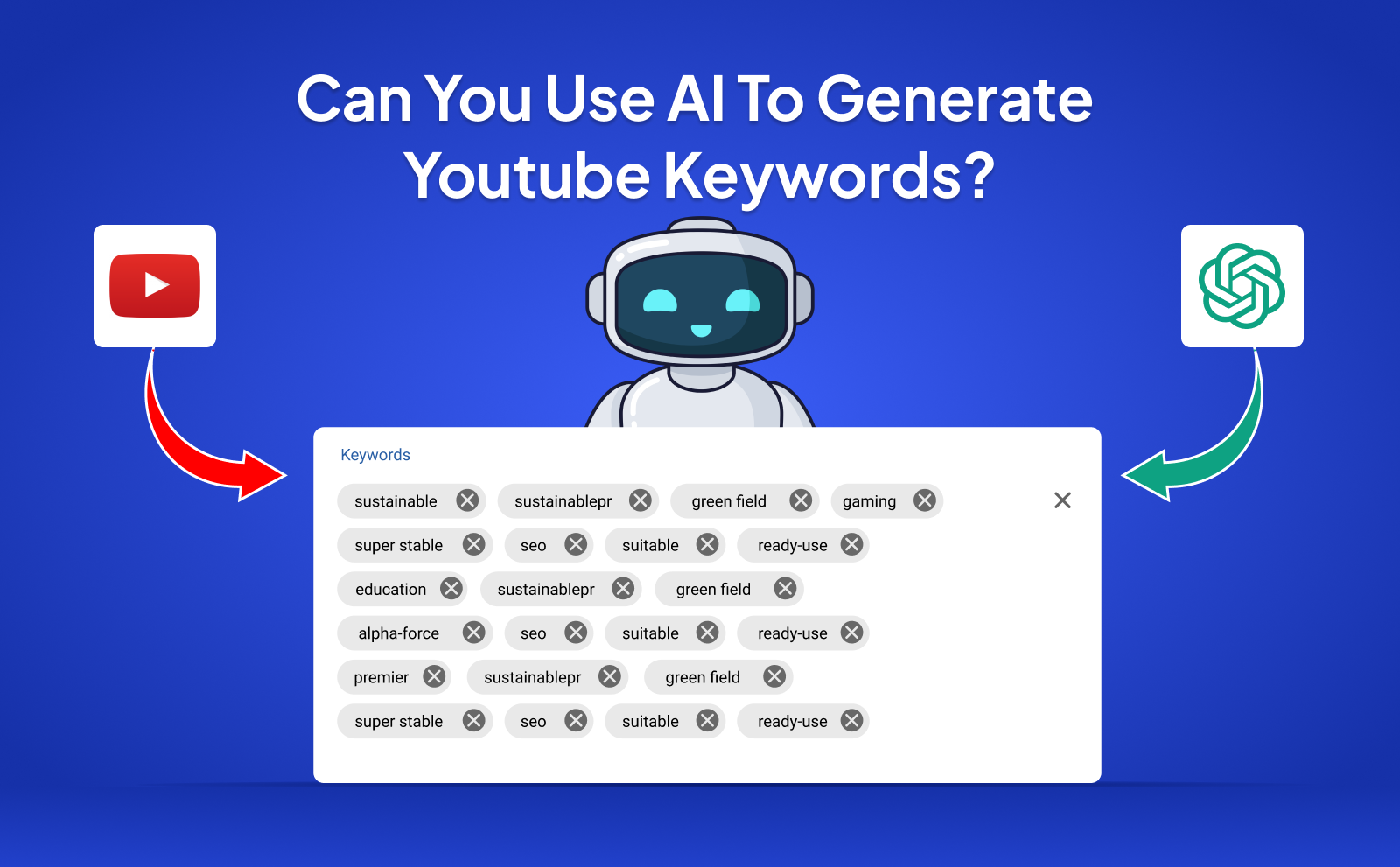 Can you Use AI to generate YouTube Keywords that Grow your Channel