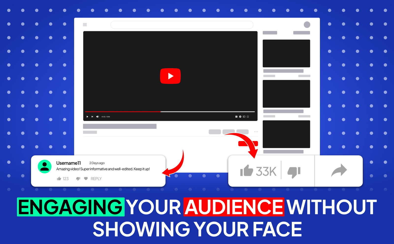 Engaging your audience without showing your face faceless youtube channel ideas