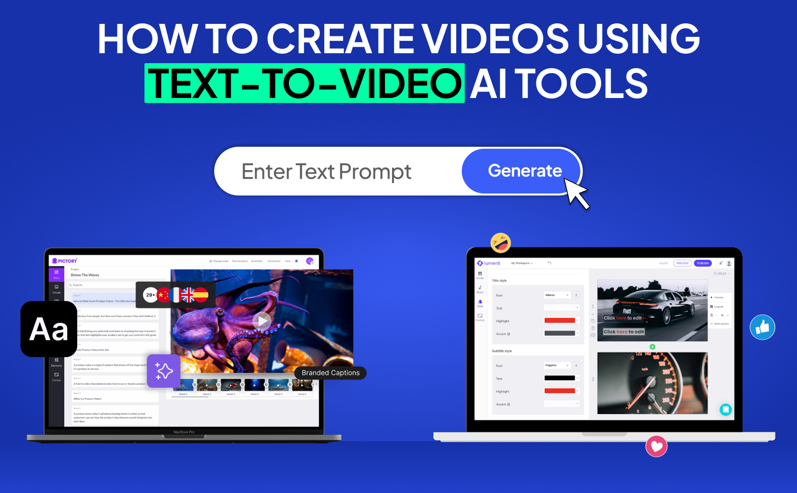 How to create videos using text-to-video AI tools faceless youtube channel ideas