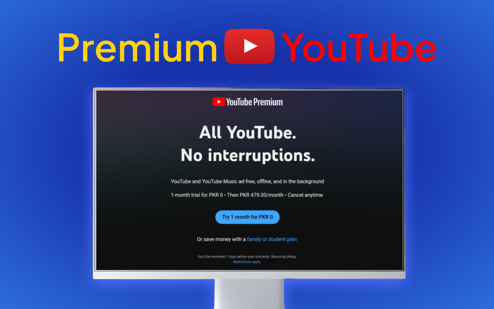 YouTube Monetization Requirements Youtube premium
