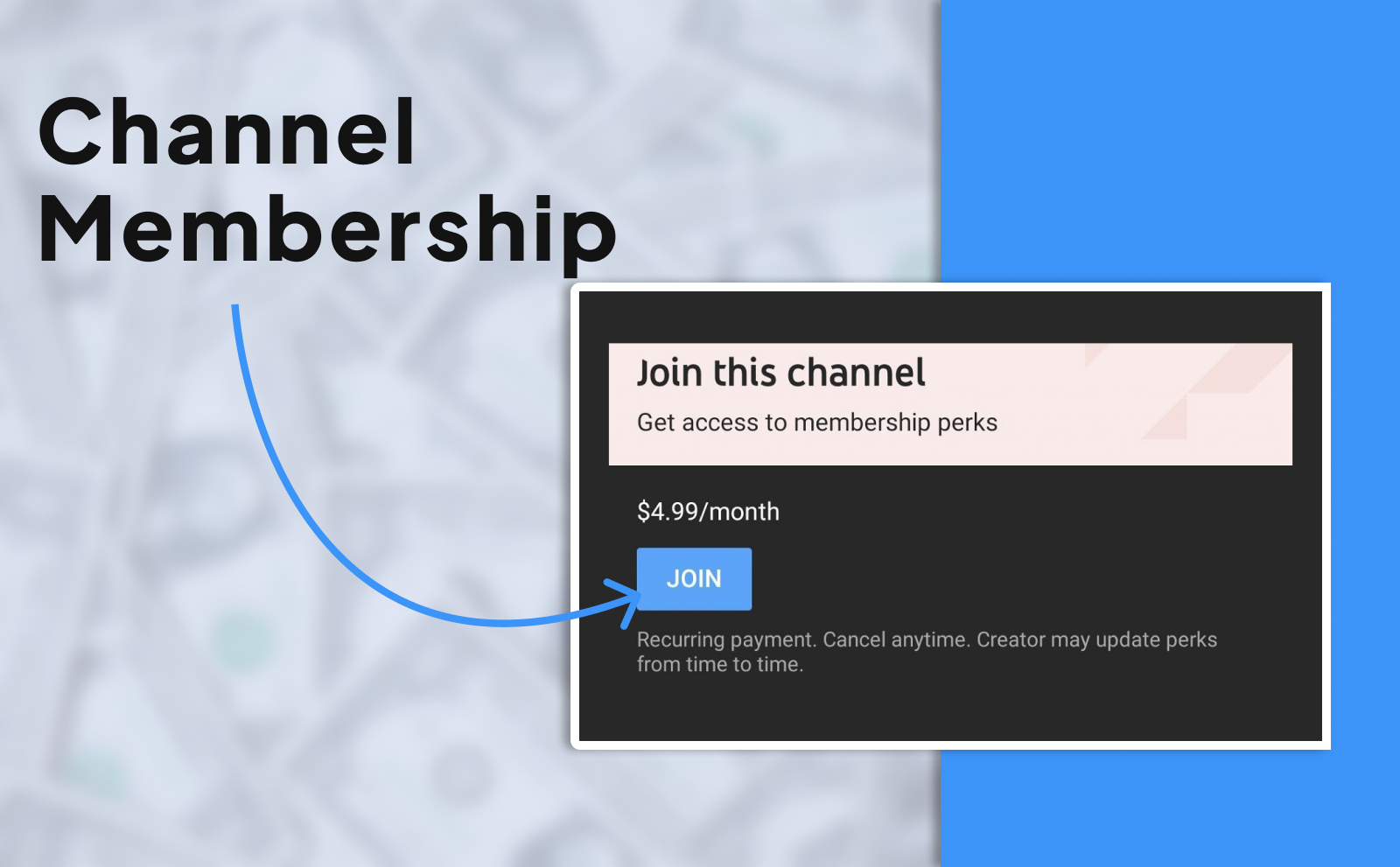 YouTube Monetization Requirements Channel membership