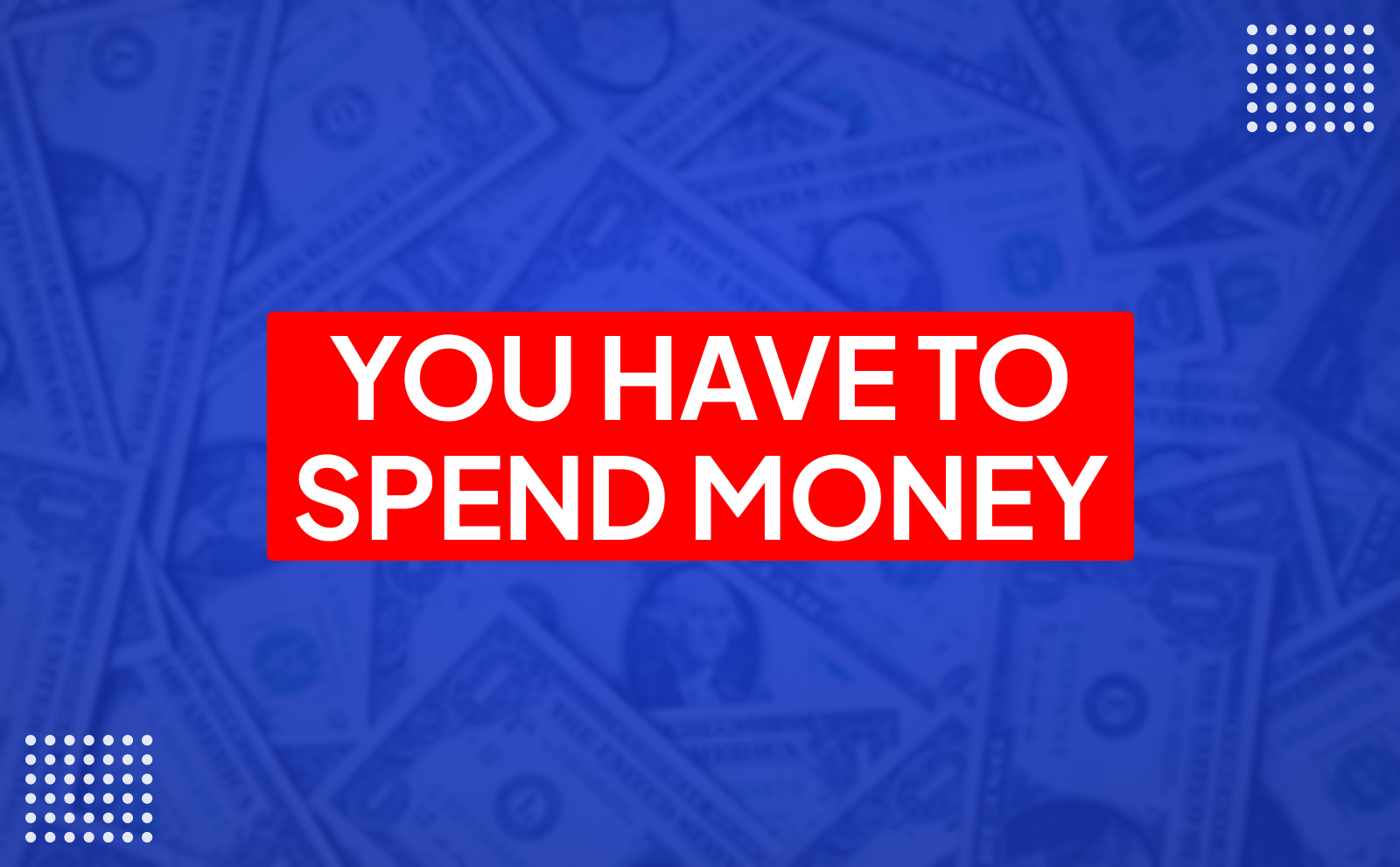 You have to spend money YouTube Automation Mistakes