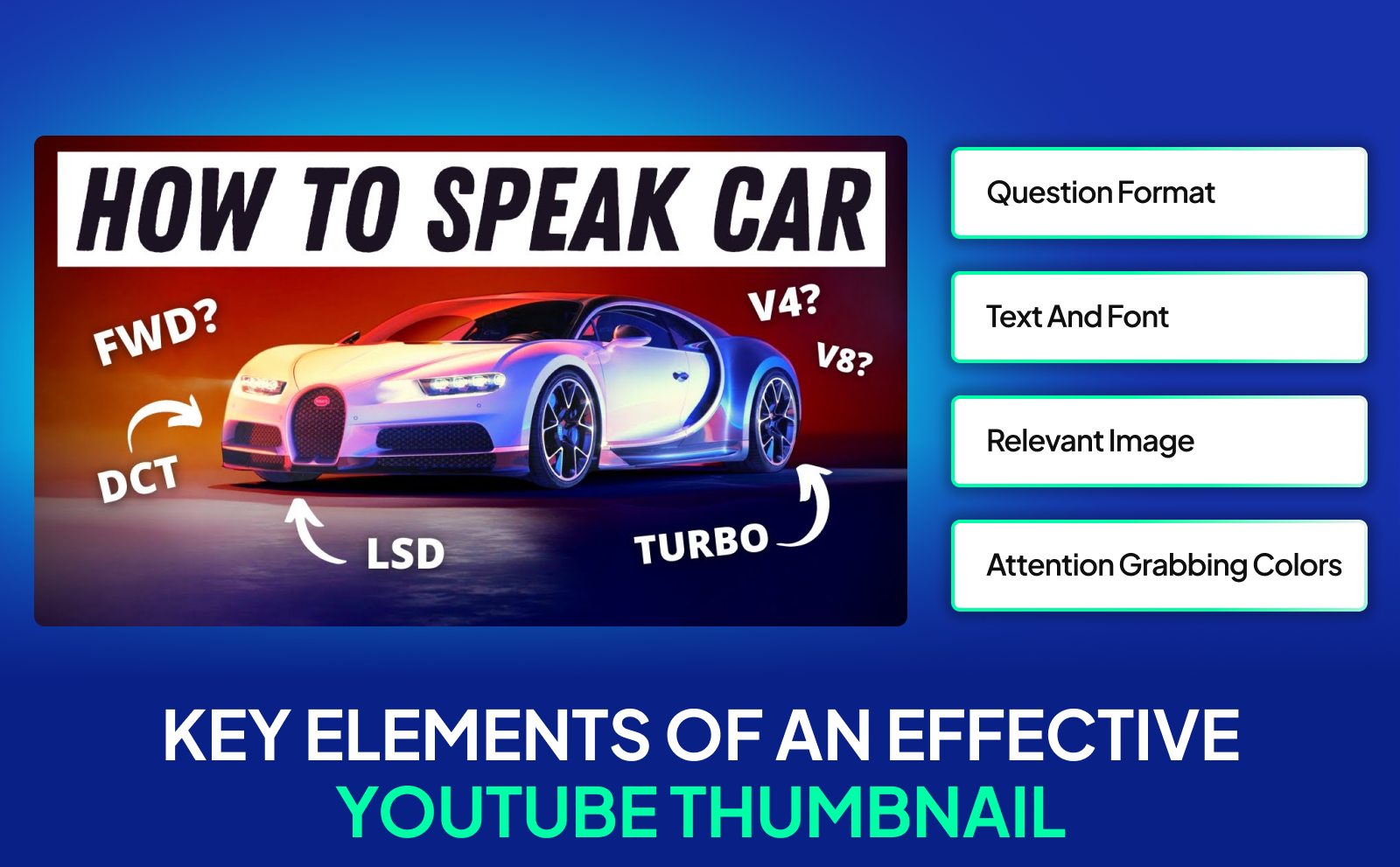 Key elements of an Effective Youtube thumbnail types